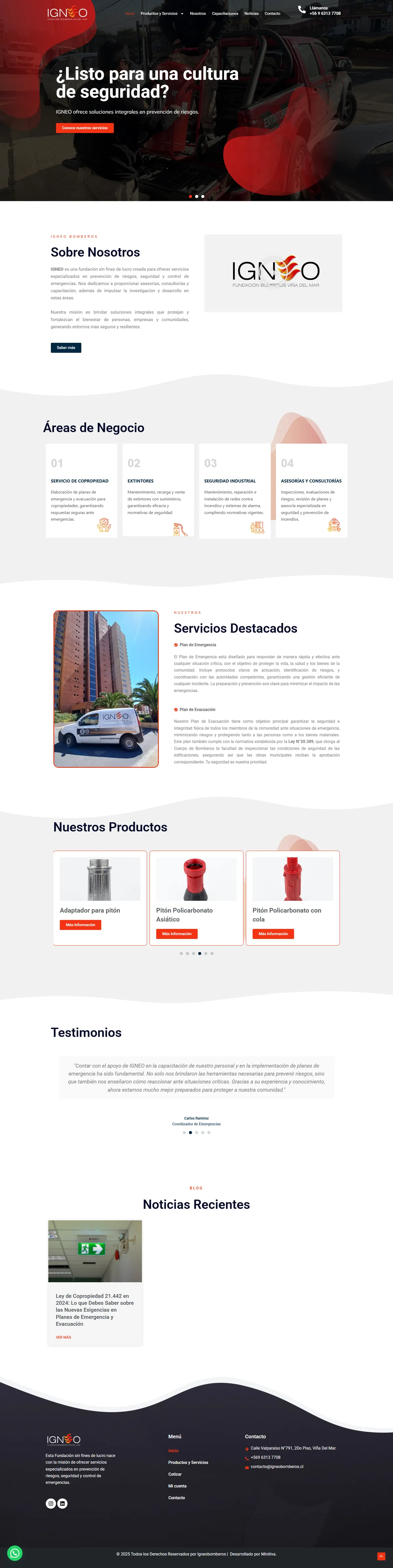 Sitio anterior de IGNEO