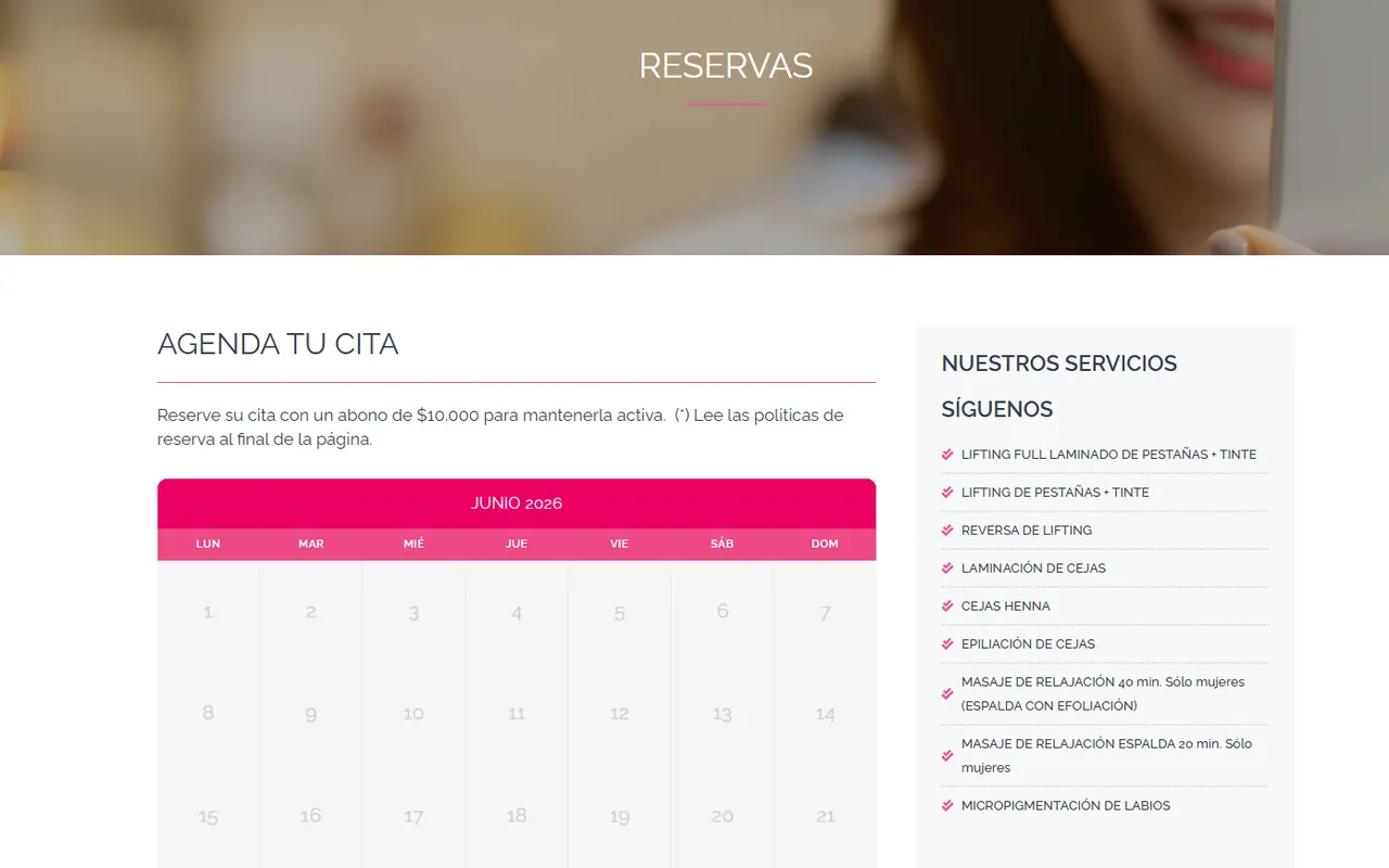 Sistema de agendamiento de horas desarrollado por Rocket Media