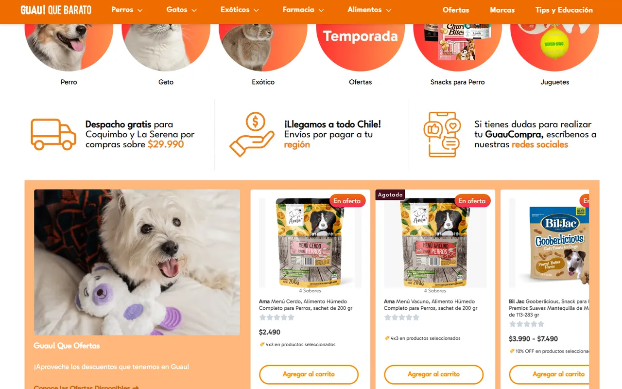 Ecommerce a medida desarrollado por Rocket Media
