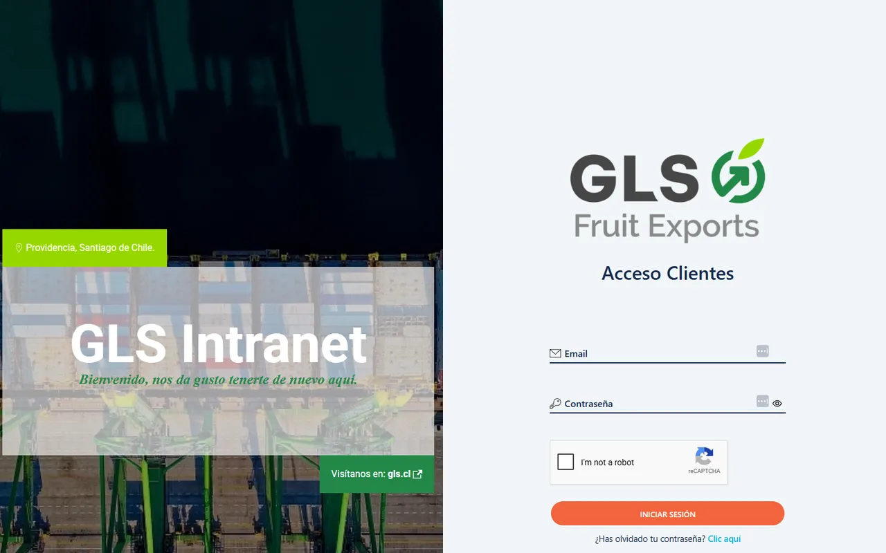 Portal de clientes con login desarrollado por Rocket Media