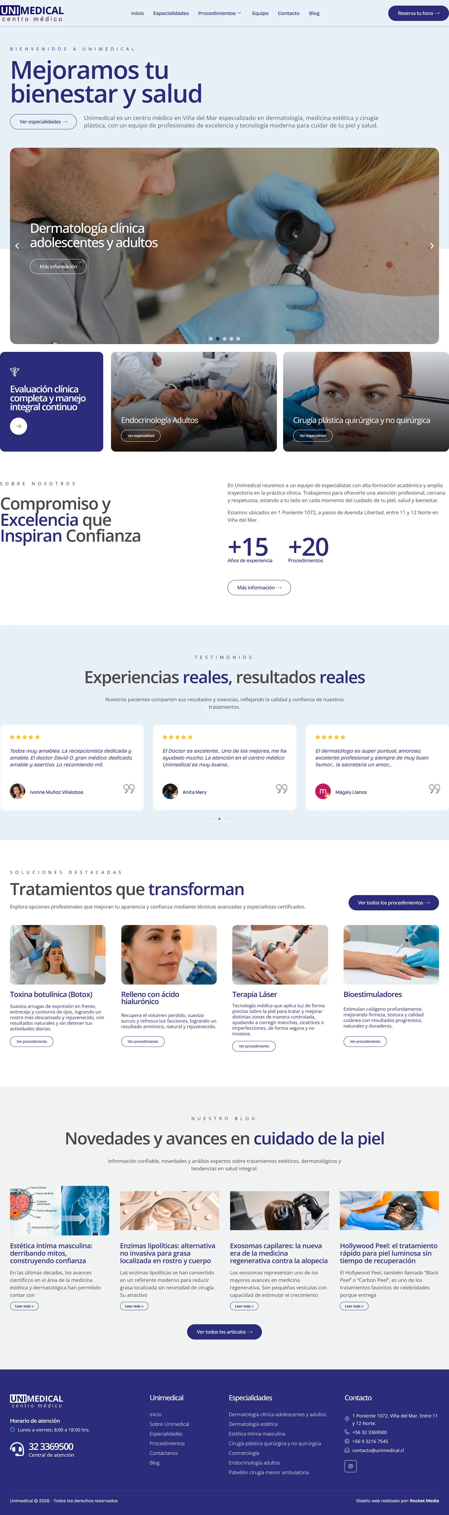 Sitio Clínica Unimedical