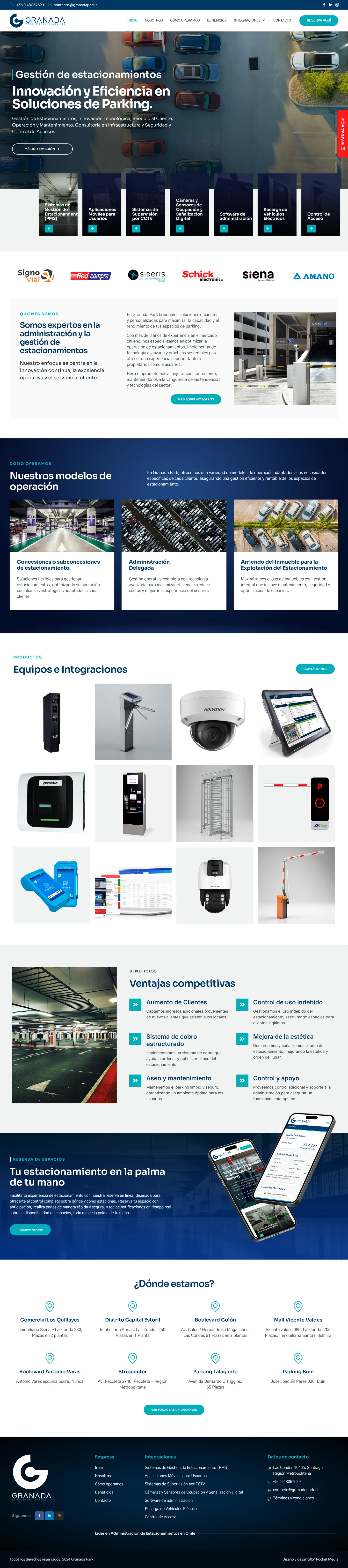 Diseño web Granada Park