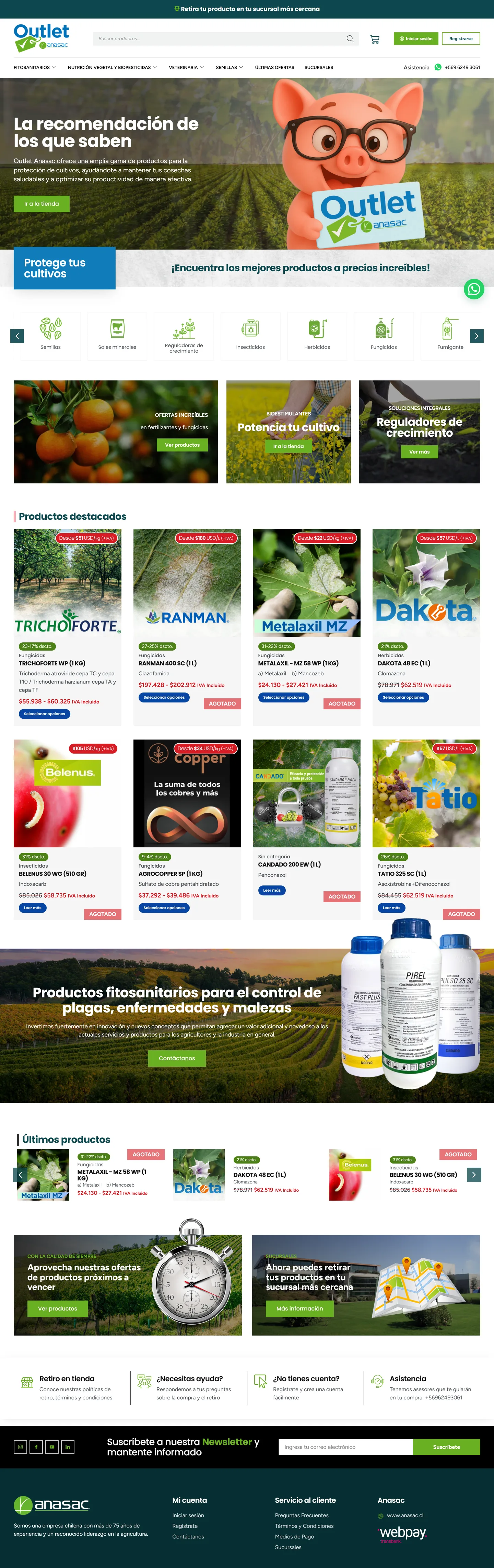 E-commerce Outlet Anasac