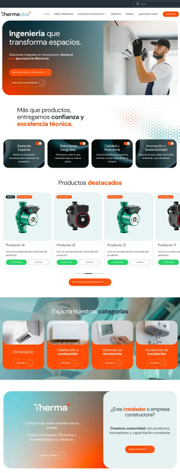 E-commerce ThermaPlus