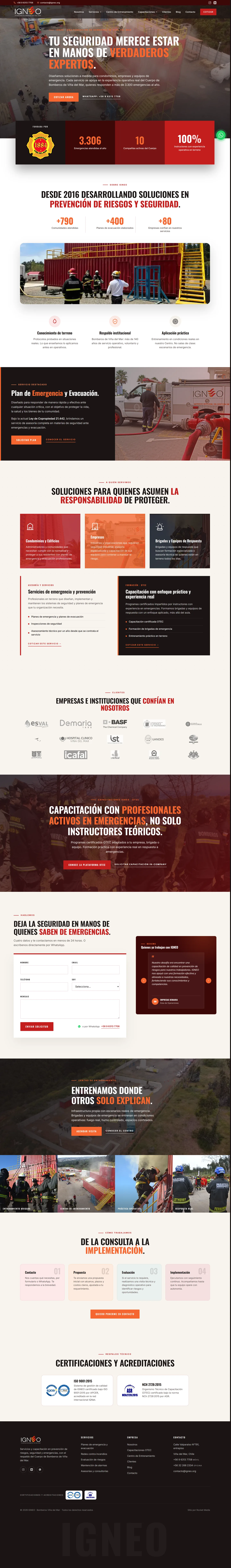 Sitio web IGNEO