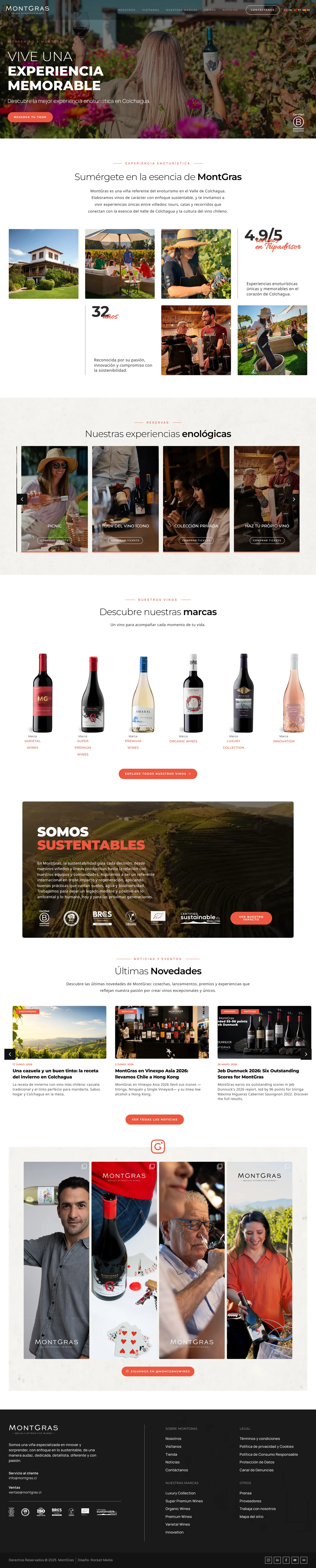 Sitio web MontGras