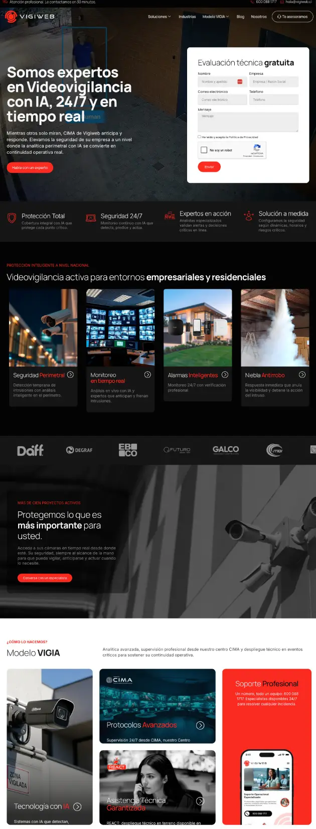 Proyecto web Vigiweb